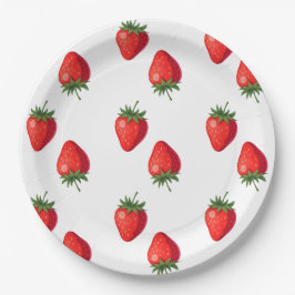 イチゴ紙プレート | パーティー供給 ペーパープレート