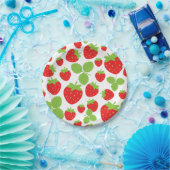 イチゴ紙プレート ペーパープレート (パーティー)