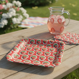 イチゴ紙プレート ペーパープレート