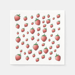 イチゴ紙 スタンダードカクテルナプキン