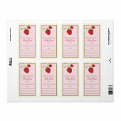 イチゴ蔵書票 ラベル (フルシート)