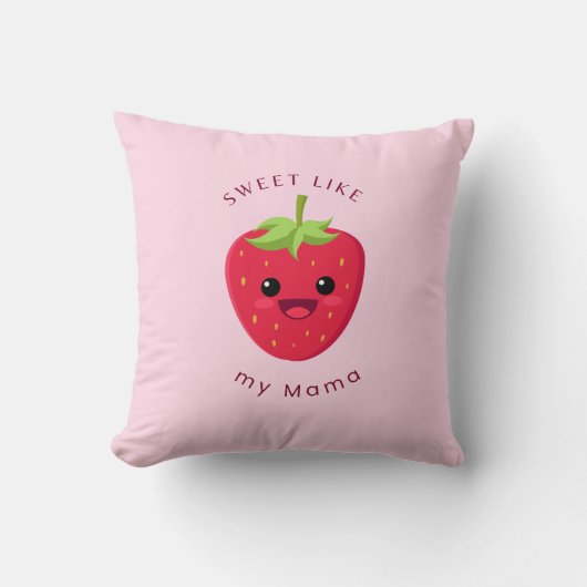 イチゴ装飾用クッション クッション (正面)