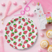 イチゴ誕生日おもしろいトレンディー紙プレート ペーパープレート (パーティー)