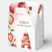 イチゴ誕生日お願い箱レターケーキ フェイバーボックス (オープン)