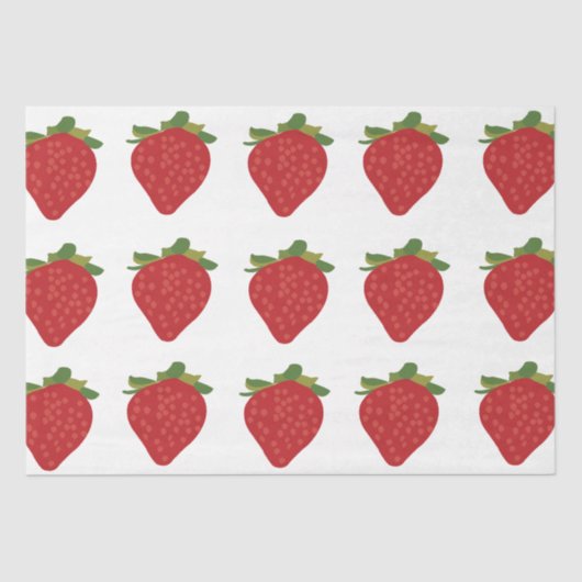 イチゴ誕生日サマーイチゴ 薄葉紙 (正面)