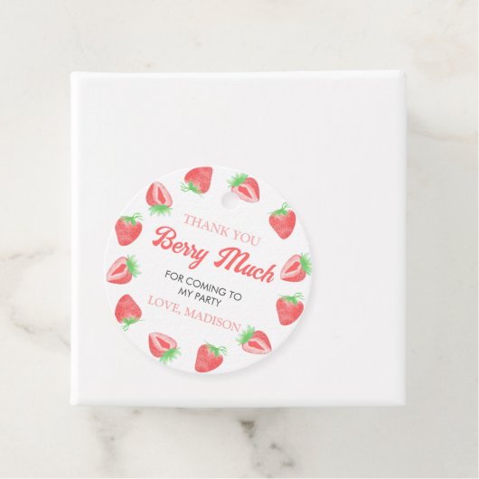 イチゴ誕生日サンキューベリーマート フェイバータグ (インサイチュ)