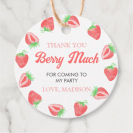 イチゴ誕生日サンキューベリーマート フェイバータグ