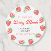 イチゴ誕生日サンキューベリーマート フェイバータグ (正面)