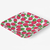 イチゴ誕生日パーティーシャワーバーベキュー ペーパープレート (傾斜あり)