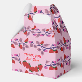 イチゴ誕生日パーティー フェイバーボックス