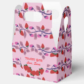 イチゴ誕生日パーティー フェイバーボックス (見開き)