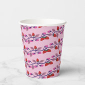 イチゴ誕生日パーティー 紙コップ (裏面)