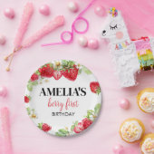 イチゴ誕生日ベビーシャワー ペーパープレート (パーティー)