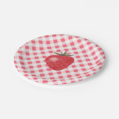 イチゴ誕生日紙プレート ペーパープレート (アングル)