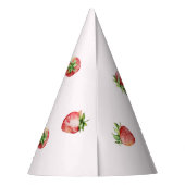 イチゴ誕生日 パーティーハット (裏面)