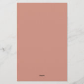 イチゴ誰(ママまたはパパ)のゲームカードを推測 便箋 (裏面)