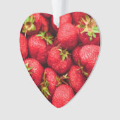 イチゴ赤おいしいイチゴ オーナメント (正面)