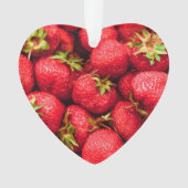 イチゴ赤おいしいイチゴ オーナメント (正面)