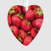 イチゴ赤おいしいイチゴ オーナメント (正面)