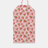 イチゴ赤ちゃんシャワーありがとう ギフトタグ (裏面)