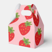 イチゴ赤ちゃんシャワーありがとう フェイバーボックス (裏面サイド)