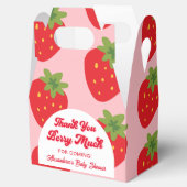 イチゴ赤ちゃんシャワーありがとう フェイバーボックス (オープン)