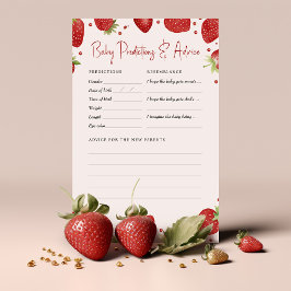 イチゴ赤ちゃんシャワーゲーム予測アドバイス