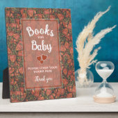 イチゴ赤ちゃんシャワーブックベビーサイン フォトプラーク (側面)