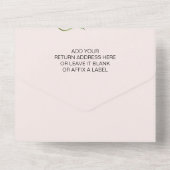 イチゴ赤ちゃんシャワーベリースウィート オールインワン招待状 (裏面)