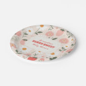 イチゴ赤ちゃんシャワーベリー ペーパープレート (アングル)