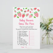 イチゴ赤ちゃんシャワー価格ゲームを推測 (スタンド正面)