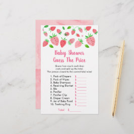 イチゴ赤ちゃんシャワー価格ゲームを推測