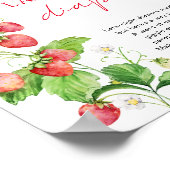 イチゴ赤ちゃんシャワー深夜おむつ ポスター (角)