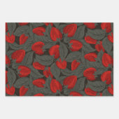 イチゴ違うはかりで測 ラッピングペーパーシート (正面3)