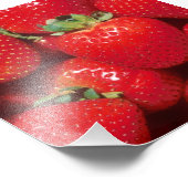 イチゴ閉まる フォトプリント            (角)