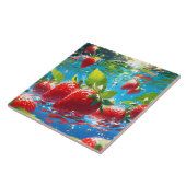 イチゴ陶磁器タイル タイル (側面)