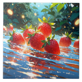 イチゴ陶磁器タイル タイル