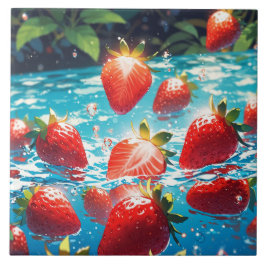 イチゴ陶磁器タイル タイル