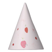 イチゴ1stベリー最初の誕生日パーティハット パーティーハット (右)