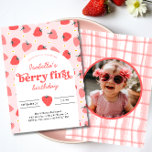 イチゴ1st誕生日パーティーベリーの最初の写真 招待状<br><div class="desc">The Berry Sweet Strawberry 1st Birthdayパーティの招待状は、あなたの小さな祝1日のための完璧なソリューションである。この素晴らしい招待は、イチゴをテーマにしたデザインで夏魅力的の本質を捉え、ベリー愛好家やフルーツ愛好家に最適である。最高の品質の基準で作られたこの5x7インチ写真の招待状は、最初の誕生日に適しており、何年も大切な記念品に来なる。フォトス独身のロットは、子供のベリーの最初の瞬間をスタイルで展示できる。夏の喜びを呼び起こすために設計されたこの招待は、すべてのフルーティーなお祝いに最適。お子様の名前カスタマイズ、年齢、パーティーの詳細と一緒に行うのは簡単で、イベントのトーンを設定しユニークて、思い出に残る招待状を作成する簡単な方法である。あなたは小さな集まりや大きなバッシュを計画しても、我々はあなたがカバーし得ている。お客恋しく思様が楽しめるイチゴをテーマにした誕生日で楽しい思い出を作る機会を作らないこと。今日はベリースイートストロベリー1st誕生日パーティの招待状を注文！</div>