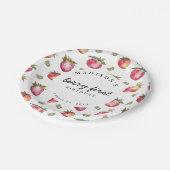 イチゴ1st誕生日パーティーベリーファーストスウィートパ ペーパープレート (アングル)