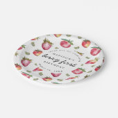 イチゴ1st誕生日パーティーベリーファーストスウィート ペーパープレート (アングル)