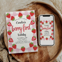 イチゴ1st誕生日パーティーベリー