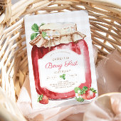 イチゴ1st誕生日、ベリーファースト、ベリージャム 招待状