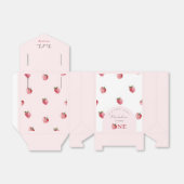 イチゴ1th誕生日パーティーお願いボックス フェイバーボックス (折り畳みなし)