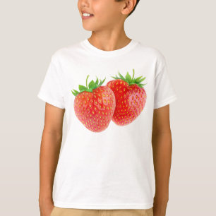 イチゴ2個 Tシャツ