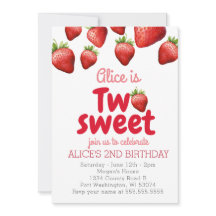 イチゴ2甘い2歳の誕生日