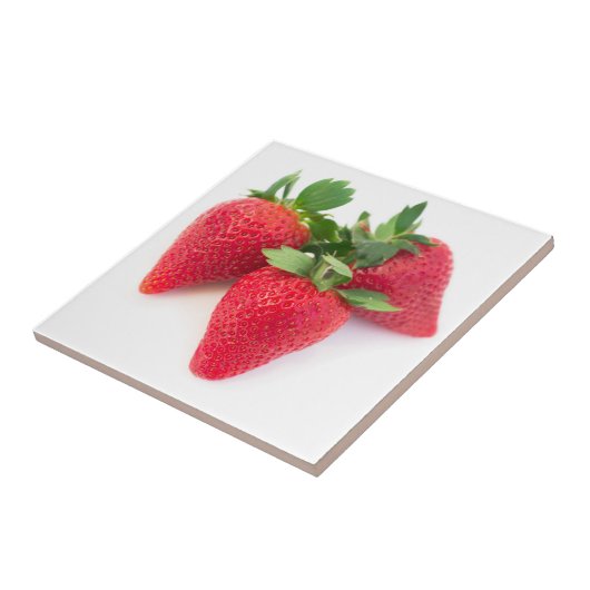 イチゴ3個 タイル (側面)