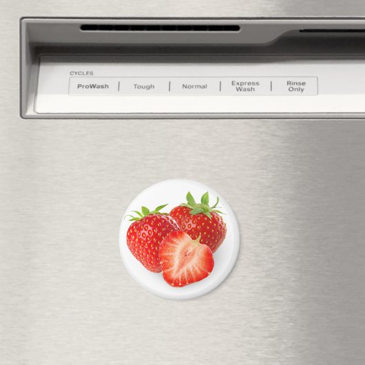 イチゴ3個 マグネット (インサイチュ (食洗機))