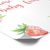 イチゴ – そのベビー食品の名前 ポスター (角)